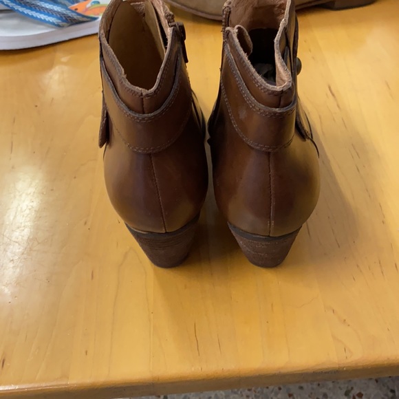 Coral como Brown heel leather boots - Picture 3 of 8